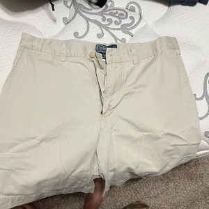 Khaki Polo Shorts